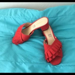Red Heel sandals